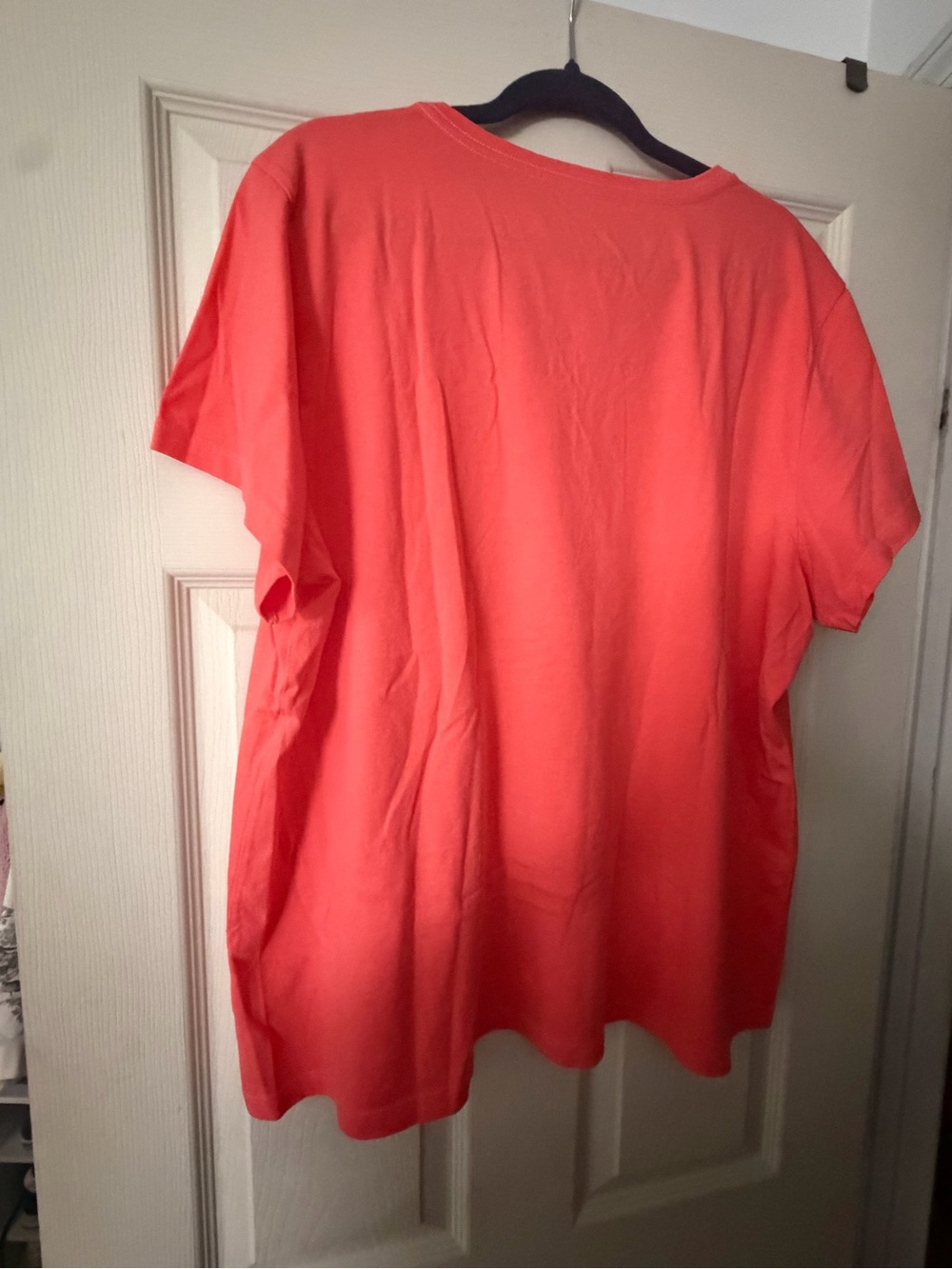 Life Is Good Orange V-Neck Heart Sun Graphic Tee - Picture 2 of 2